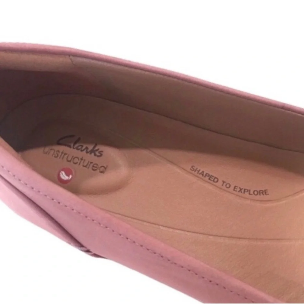 Clarks leather rose